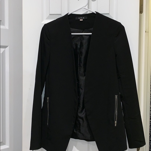 black dressy blazer